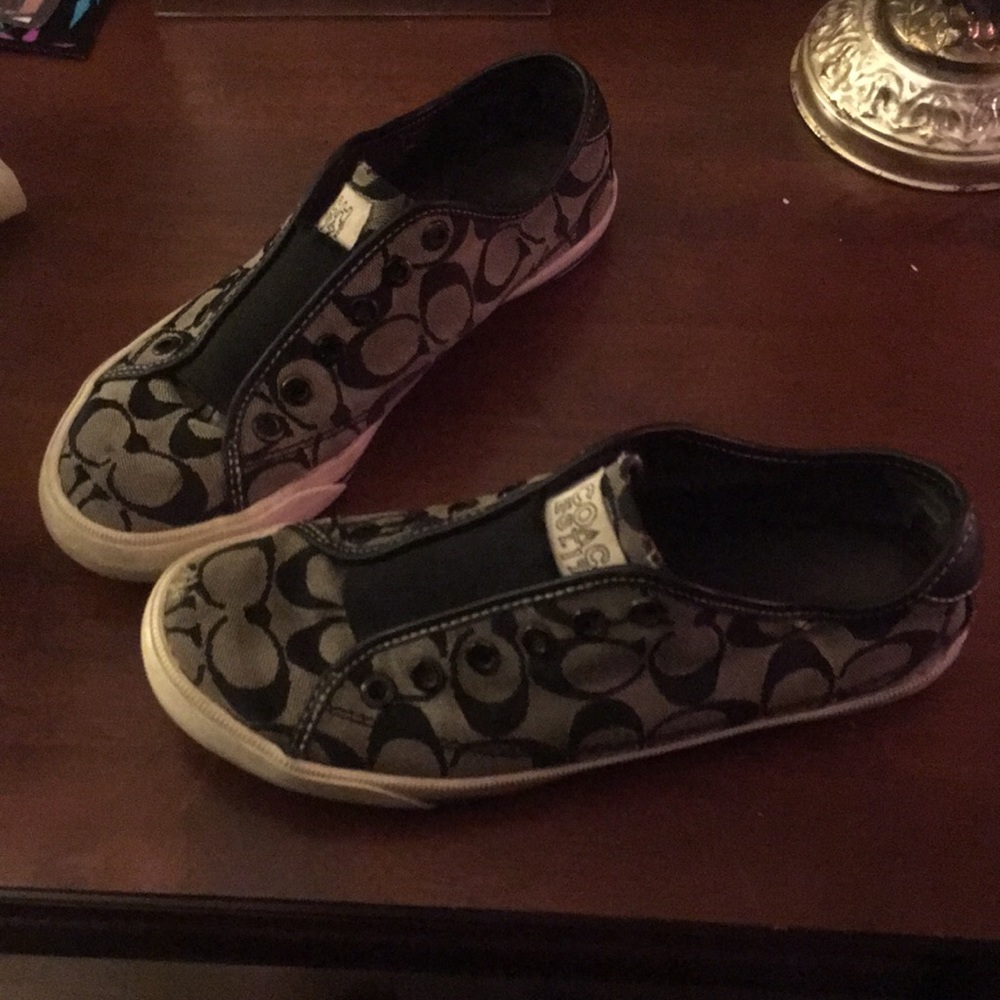 Coach Shoes black gray size 8